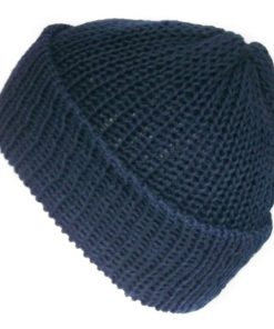 navy cotton beanie, Unisex, Handmade in Edinburgh Scotland – Lelsloom