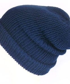French navy beanie hat, Unisex, Handmade in Edinburgh Scotland – Lelsloom