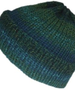 Aqua fisherman beanie, Trawler Style, Unisex, Handmade in Scotland – Lelsloom