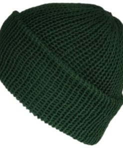 the bottle green cotton beanie, Unisex, Handmade in Edinburgh Scotland – Lelsloom