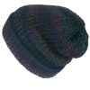 Blue grunge beanie, unisex, Handmade in Edinburgh Scotland – Lelsloom